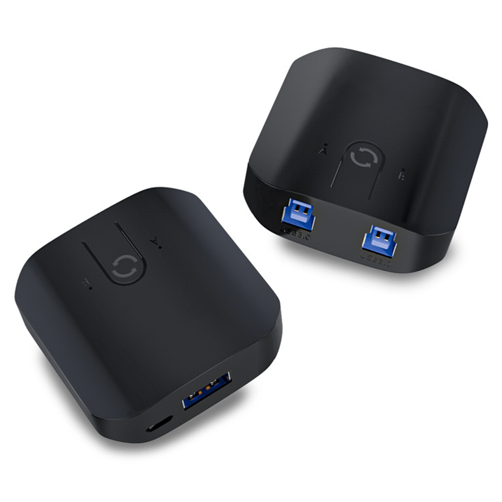 Laptop Extra Accessories - 2X1กล่องสวิตช์ KVM ตัวเลือกสวิทช์ USB คู่2 in