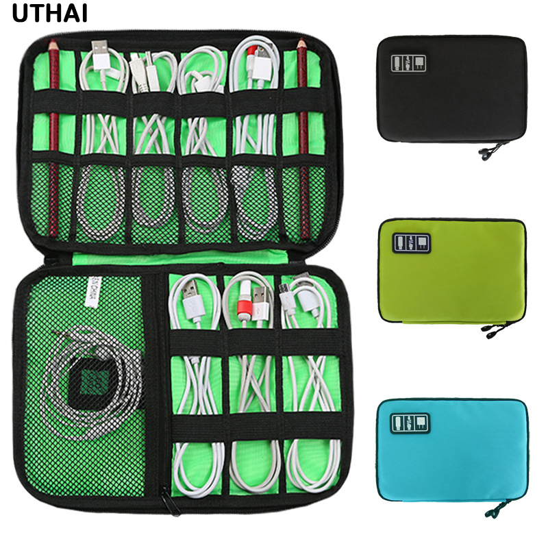 Laptop Accessories Kit Bag - อุทัยกระเป๋าเก็บดิจิตอล USB Data Cable Organizer สําหรับหูฟังกระเป๋าเดินทางชุดกระเป๋าอุปกรณ์เสริมอิเล็กทรอนิกส์