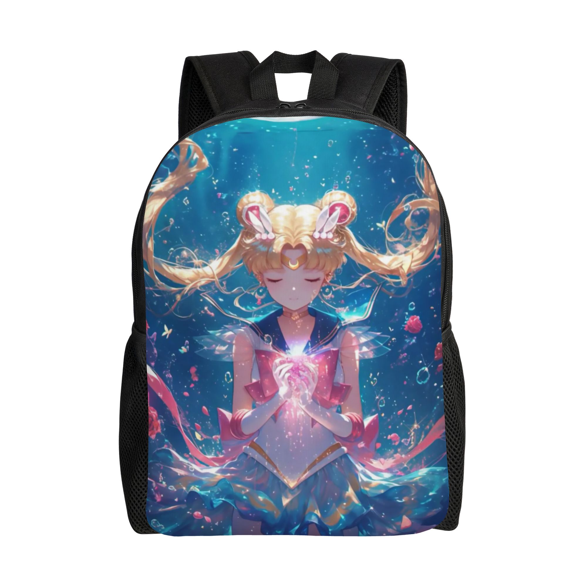 Laptop Accessories For Students - กระเป๋าเป้สะพายหลังแบบกำหนดเอง S-Sailors Moons สำหรับผู้หญิงผู้ชายนักเรียนวิทยาลัยกระเป๋าหนังสือเหมาะกับแล็ปท็อปขนาด 15 นิ้วกระเป๋าเจ้าหญิงเซเรนิตี้