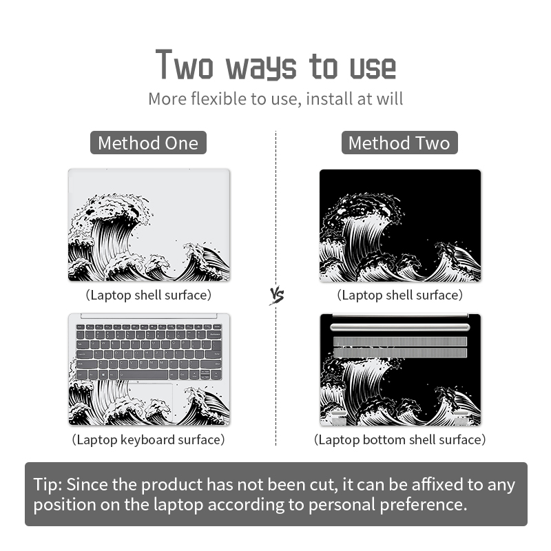 สติกเกอร์ติดแล็ปท็อปสีดำสติกเก - Victus Laptop Accessories บทวิจารณ์และราคา