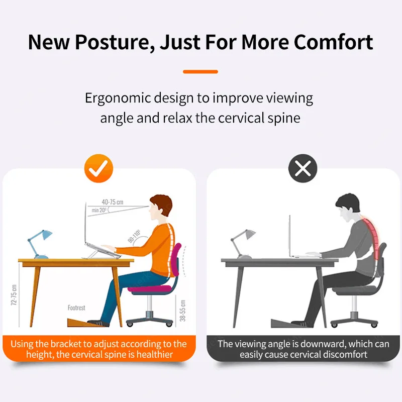 ขาตั้งแล็ปท็อปแบบพกพา ขาตั้งโน - Laptop Stand Portable บทวิจารณ์และราคา