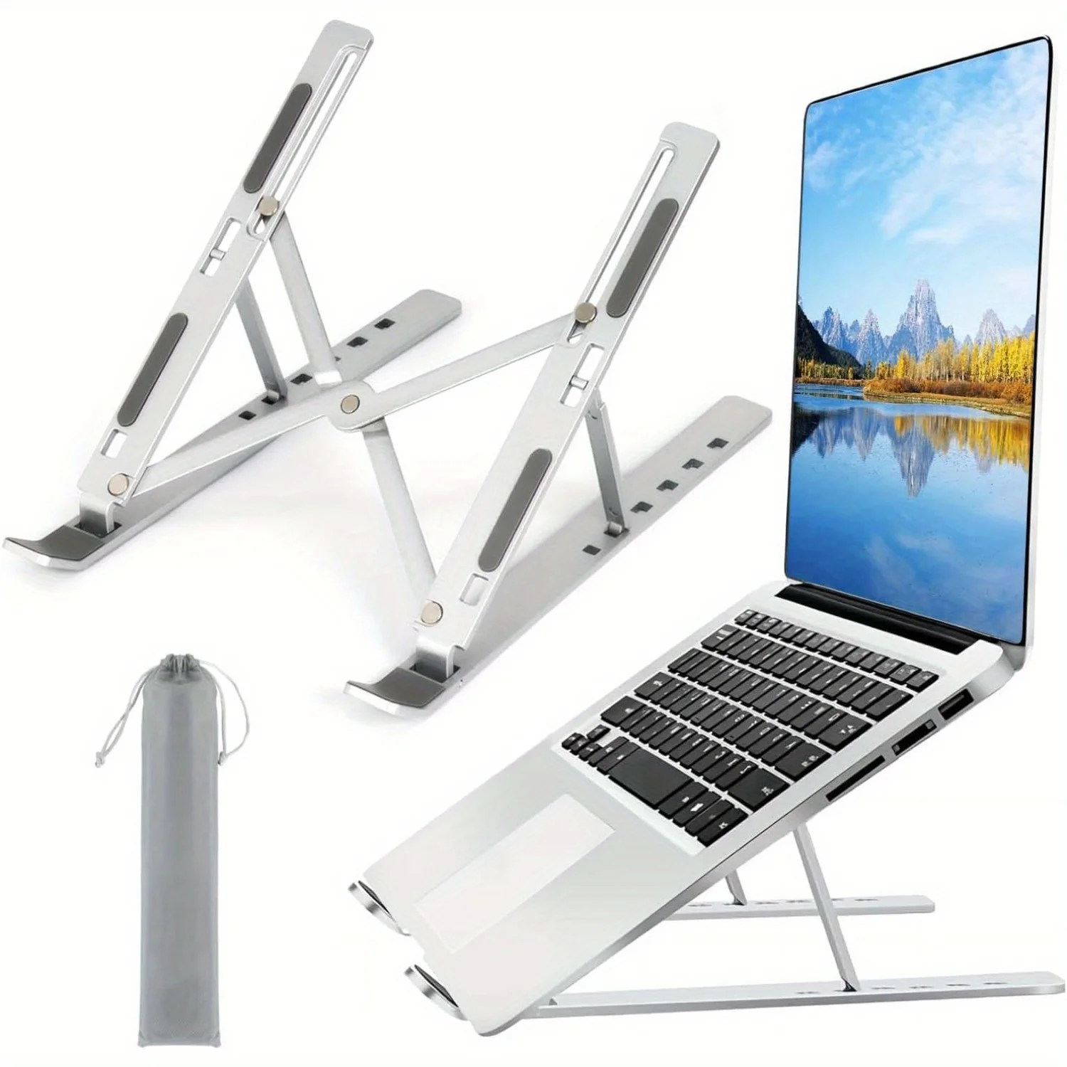 ขาตั้งแล็ปท็อปอะลูมิเนียมแบบปร - Laptop Stand Portable บทวิจารณ์และราคา