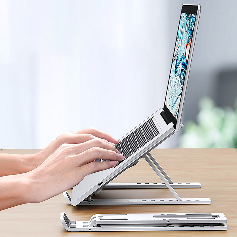 ขาตั้งแล็ปท็อปพลาสติกแบบปรับได - Laptop Stand Portable บทวิจารณ์และราคา