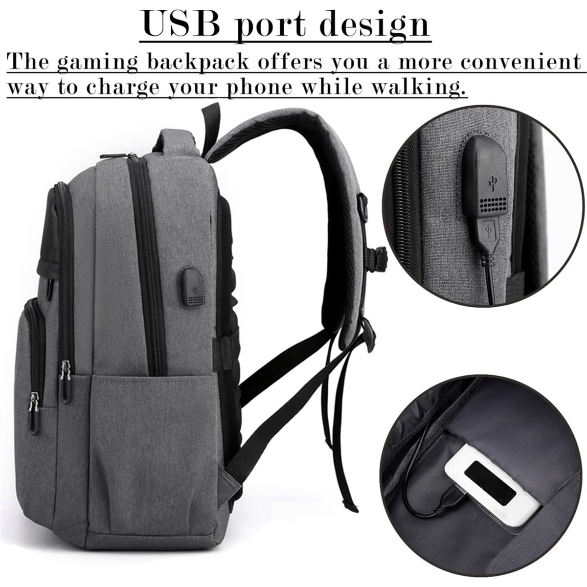 กระเป๋าเป้สะพายหลังสำหรับใส่เค - Laptop Accessories Kit Bag บทวิจารณ์และราคา