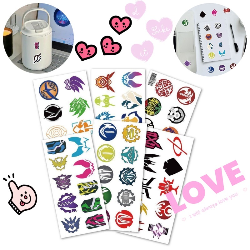60 แผ่นสติกเกอร์โลโก้คาเมนไรเด - Laptop Original Accessories บทวิจารณ์และราคา
